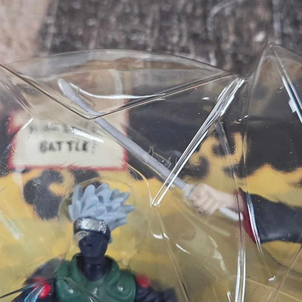 Mattel Naruto Itachi vs Sasuke Kakashi Poseable Action Figure Set‎ 2007 NIB
